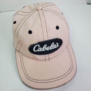 Cabela's Light Pink Strap Hat Hunting Women's Embroidered Outdoor Hiking